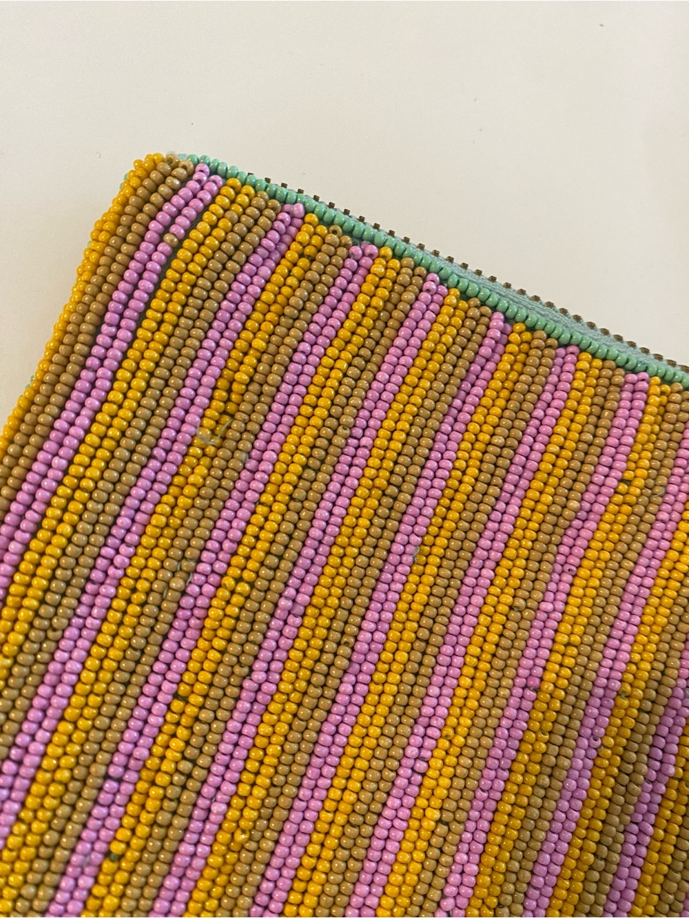 Anthropologie Fiona Beaded Medium Pouch in Hearts - Picture 8 of 10